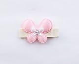 Baby Deer Clips　ヘアクリップ for ベビー　ちょうちょ（フラミンゴ）
