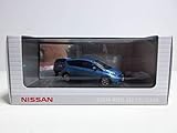 1/43 日産 ノート NOTE E12 ディーラー特注 カラーサンプル ミニカー ブルー Light Blue