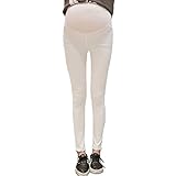 juan Fashion Store Onlineレディース マタニティ ウェア ズボン ウエストゴム スキニー きれいめ パンツ お腹 すっぽりアジャスター 調節 ズボン シンプル 大人 無地 夏 