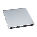 ポータブルブルーレイドライブ USB3.0 Blu-ray/DVD/CDドライブ TJK PC外付けドライブ ブルーレイド/DVD/CDプレーヤー Win & Mac対応 BD スーパドライブ 読み/書き込み可能 超薄 吸い込まれる型 (シルバー)