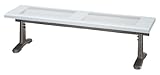 屋内外用ベンチ (背なし) 1枚板タイプ YB-55L-ID