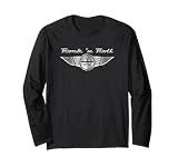 サンレコード サンダイナー ロックンロール ウィングス ロゴ Est.1952 長袖Tシャツ