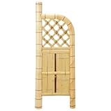 白玉袖垣(間仕切り/目隠し) 【1： 幅45cm×高さ120cm】 天然竹 〔屋外/玄関/庭/室外機隠し〕 ds-1332616