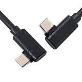 CYケーブル 1.8m USB-C Type-C - Type-Cケーブル Gen2 10Gbps 65W デュアル 90度 左右角度タイプ