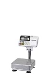 A&D トリプルレンジ 防塵・防水台はかり(内蔵プリンター付き) HV-15KCP ≪ひょう量:15kg 最小表示:0.005kg 皿寸法:250(W)*250(D)mm 検定無≫