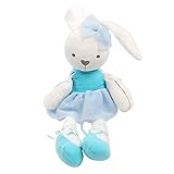B Blesiya 全３色　赤ちゃん　子供　ソフト　ぬいぐるみ　ウサギ人形　動物人形　ギフト - 青