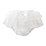 (チャックル) chuckle *スウィートガール*チュールスカート付きブルマ ホワイト 70-90cm P3217-90-10