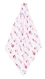 Angel Dear Muslin Swaddle Two Pack-Pink Elephant & Heart by Angel Dear