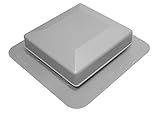Duraflo 6075G Roof Vent, 75 Square Inch, Grey [並行輸入品]