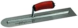 MARSHALLTOWN The Premier Line MXS225RD 22-Inch by 5-Inch Rounded End Finish Trowel with Curved DuraS