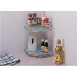 強化ガラス製コーナーラック