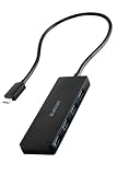 エレコム USBハブ USB3.2(Gen1) 5Gbps USB-C接続 4ポート バスパワー 30cm ケーブル ブラック U3HC-H041BK