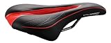 CYCLE PRO(サイクルプロ) 自転車 サドル 穴あき フロー コンフォート向け ブラック/レッド 298g クロモリレール ロード マウンテン MTB クロスバイク CP-SD3256
