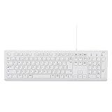 MCO 有線 静音 フル キーボード ホワイト Z4526