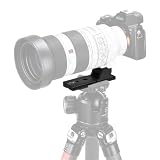 SWFOTO LF-S1 レンズフット、レンズサポートベース、レンズブラケット襟足、三脚ソケット足交換用フット SONY FE 70-200mm F2.8/100-400mm F4.5-5.6 GM OSS レンズ用