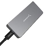 Sabrent 512GB NVMe USB 3.1グレーのアルミ製外付けSSD（SB-512-NVME）