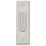 Thomas & Betts dh1408l Lightedホワイトdoor-chime押しボタンのホワイトの長方形ハウジング有線チャイムシステム 1 DH1408L 1