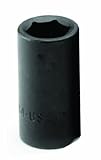 SK Hand Tool 45278 6 Point 3/8-Inch Drive Semi-Deep Impact Socket, 7/8-Inch by SK Hand Tool