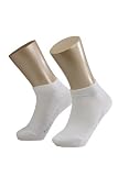 FALKE Girl's Family Sneaker Plain Ankle Socks, White, 12-2.5 (Manufacturer Size: 31-34) by Falke