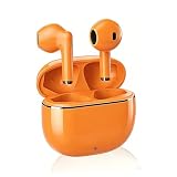 【2026年アップグレード版】AOKIMI ワイヤレスイヤホン bluetooth イヤホン V12 小型軽量 ブルートゥースHi-Fi 最大36時間再生 ぶるーとゅーす コードレス ENCノイズキャンセリング 自動ペアリング Type-C充電 マイク付き 防水 タッチ式音量調整 スポーツ/通勤/通学/WEB会議 (コズミックオレンジ)