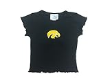 Iowa Hawkeyes Two Feet Ahead Toddler Girl 'sブラックSS Tシャツ&パンツセット( 2t )