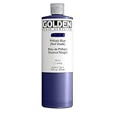 Golden Acrylic Fluid 473ml (16oz) 2260 フタロブルー (レッドシェード) 13116260