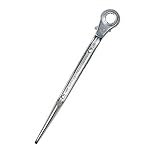 まとめ買い 2個セット「ストロングツール(Strong Tool) 両口ラチェットレンチ 17×21 シノ付 ストレート・ロング 12846」