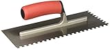 QLT By MARSHALLTOWN NT671 11-Inch by 4-1/2-Inch Notched Trowel with Soft Grip Handle [並行輸入品]
