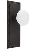 Ovoloドアセットwithホワイト磁器ノブ 740523