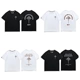 機動戦士ガンダム 半袖 Tシャツ 閃光のハサウェイ アニメ 漫画 Tシャツ 丸首 トップス スポーツ 夏服 コスチューム 柔らかい カジュアル 通勤通学 学園祭 イベント プレゼント 男女兼用 (M,02)