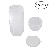 ROSENICE スライムストレージ容器20gスライム15パック用蓋付きフォームボール収納容器