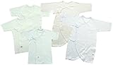 村信 ラ・モルフェ加工 スムース(厚手) 新生児肌着5点セット 50cm ~ 60cm サックス NL20000-5 日本製