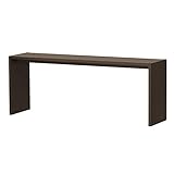 岩附(IWATSUKI) コンソールテーブル ダークブラウン 幅160cm 奥行44.5 高さ70.2 幅木よけ加工無し オーダー OC-70160DDB