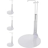 (3-Pack) - Kaiser Doll Stand 1101 - White Doll Stand for 15cm - 18cm Dolls and Action Figures, 3-Pack