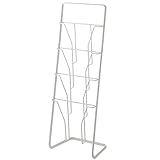 (タワー) tower マガジンラック スリム パンフレットスタンド [マガジンスタンドタワー4段] (ホワイト/06512)