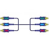 JVCケンウッド ビクター ピンプラグX3-ピンプラグX3コンポーネントビデオコード 1M VX-D110E