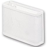 （まとめ） リヒトラブ マグネットポケット メモ・ハガキ 白 A-7391-0 1個 〔×10セット〕