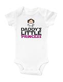 バッフル/ Daddy 's Little Princess /ホワイトBaby Onesie / Baby Girl Star Wars Inspired Onesie カラー: ホワイト