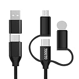 Type Cケーブル Type-C/Apple/Micro 3in1 USB充電ケーブル 3.0A PD急速充電対応 データ転送 タイプC