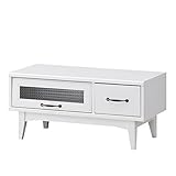 RTA-4085FH レトロア AVボード シライ 白井 SHIRAI テレビ台 ローボード コンパクト 約32型 ホワイト 【送料無料】