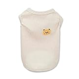 犬の服 犬服 Tシャツ メッシュ タンクトップ ペットウェア おしゃれ かわいい くま 小型犬 中型犬 袖なし 通気性 春夏 秋 柔らかさ シャツ 猫服 おしゃれ かわいい 小型犬 中型犬 ドッグウェア ベスト 洋服 可愛い 脱毛保護 家着 お散歩