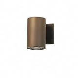Kichler Lighting 9234AZ 7-Inch 1-Light Incandescent Outdoor Wall Mount, Architectural Bronze [並行輸入品]