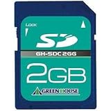 グリーンハウス SDメモリーカード 2GB スタンダードモデル GH-SDC2GG