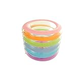 WENJUN インフレータブル折りたたみバスタブ肥厚リング赤ちゃんインフレータブルプールプールの終わりにバブルインフレータブルバス ( 色 : B , サイズ さいず : 105*70 cm )