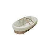 Baby Doll Bedding Heavenly Soft Moses Basket, Ivory by BabyDoll Bedding [並行輸入品]