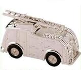 Silverplated Fire Engine Money Box by Widdop Bingham