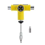 Baoblade Baoblaze 多機能　スケートボード　ロングボード　Tツール　スクリュードライバ　ソケットレンチ　全4色 - 黄