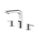 Isenberg 195.2410BN Serie 195 Three Hole Deck Mounted Roman Tub Faucet, Brushed Nickel [並行輸入品]