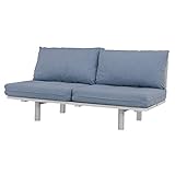 ソファ ソファー 北欧 幅154 シンプル ベンチソファ ソファーベッド 二人掛け 2人掛け 2.5人掛け 2p 2.5p 三人掛け 3人掛け コンパクト 白 ピンク ブルー おしゃれ Souffle(スフレー) ソファ2P＜FFSOU 2