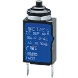 E-T-A Circuit Protection and Control 106-M2-P10-3.5A Circuit Breaker; Therm; Push; Cur-Rtg 3.5A; Pan